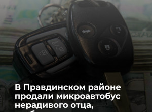 У калининградца арестовали микроавтобус за долг по алиментам в 300 тысяч рублей