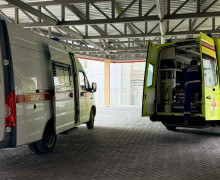 В Детской областной больнице провели учения по приёму пострадавших при ЧС