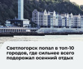 Калининград вошёл в десятку городов РФ по росту цен на отельное проживание