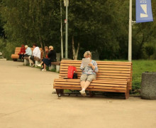 На Летнем озере в Калининграде установили скамейки со спинками для удобства посетителей
