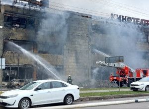 Ремонтные работы рассматриваются как основная версия пожара в ТЦ «Гиант» в Калининграде