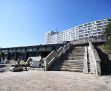 Реконструкция универсама «Московский» в Калининграде: работы перешли на нижний ярус