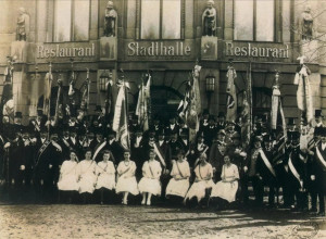 Кёнигсберг в объективе: ресторан «Stadthalle» на снимке 1920-х годов