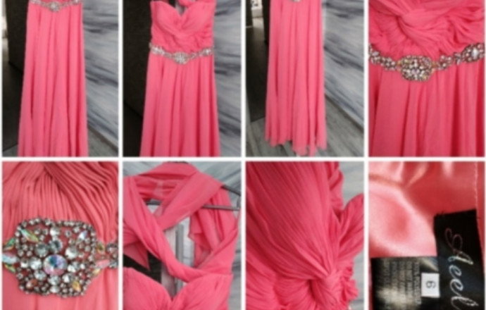 Шикарное вечернее платье, Турция, размер 44-46