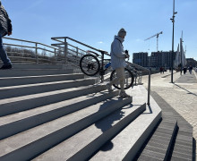 Философский мост на остров Канта стал частью повседневной жизни Калининграда