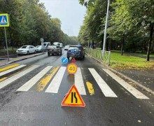 В Калининграде на улице Невского автомобиль сбил пешехода
