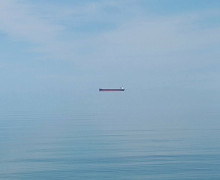 Оптический мираж засняли в акватории Балтийского моря