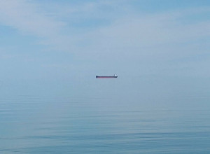 Оптический мираж засняли в акватории Балтийского моря