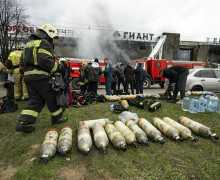 Пожарные локализовали возгорание в торговом центре «Гиант» на Московском проспекте