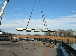 В Полесске открыли первый участок плавучей набережной