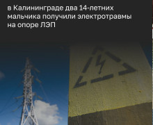 В Калининграде подростки пострадали от удара током на опоре ЛЭП