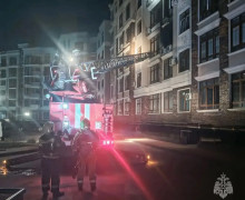 В Зеленоградске на улице Гагарина произошел пожар в квартире